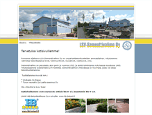 Tablet Screenshot of lsv-sementtivalimo.com
